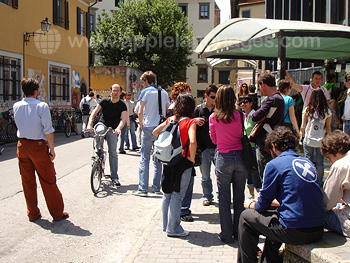 Street scene in Pisa