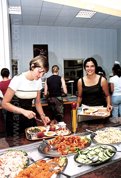 De kantine van de residentie