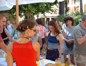 Welkomstdrankje op onze school