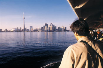 De skyline van Toronto