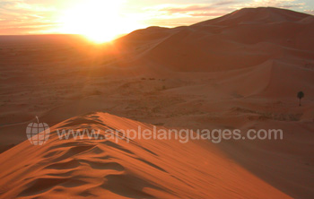 De Sahara is een klein eindje verderop