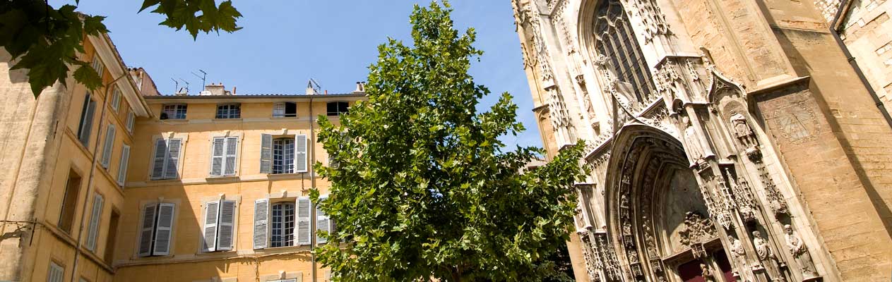 Kathedraal in Aix-en-Provence, Frankrijk