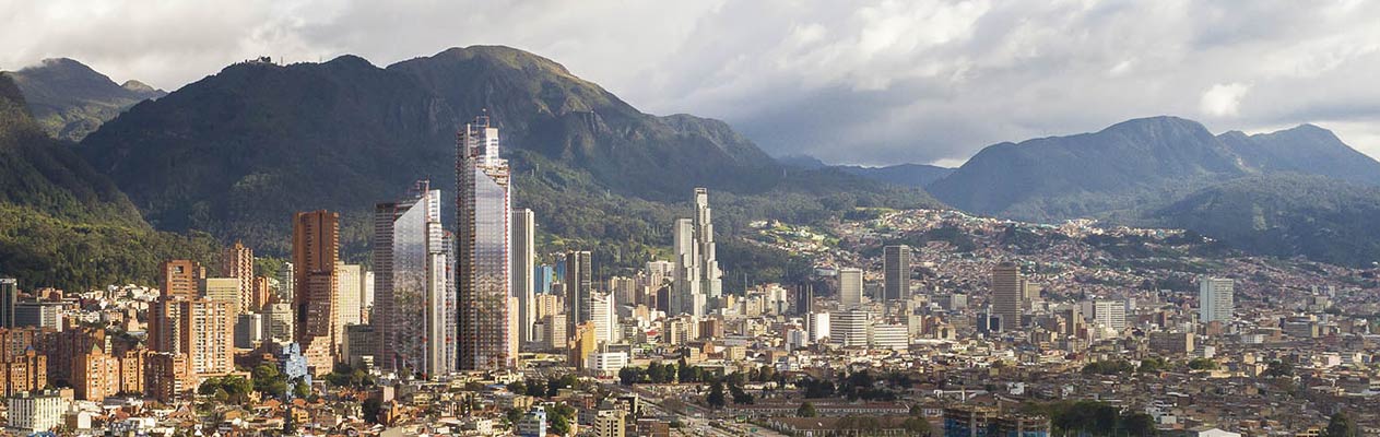 Nieuwe skyline van Bogotá, Colombia