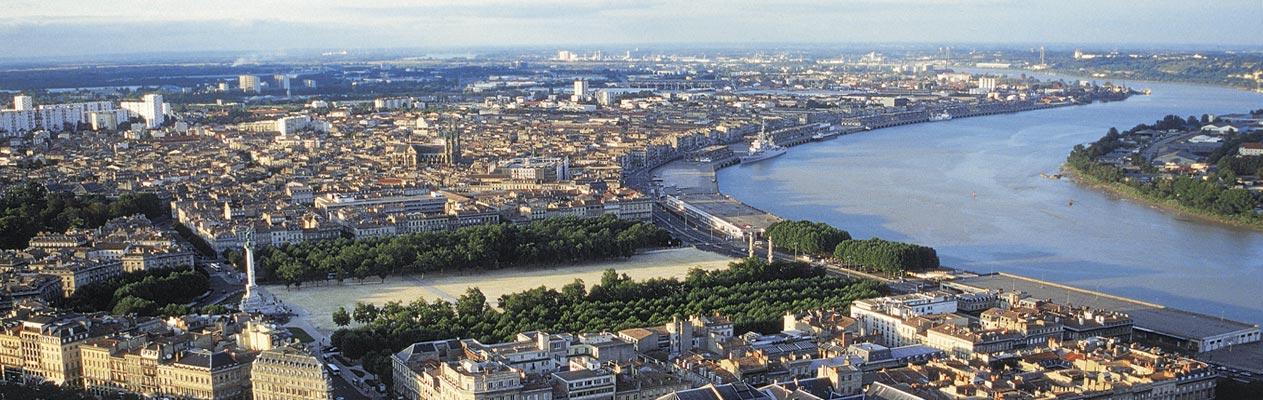 Bordeaux aan de oevers van de Garonne