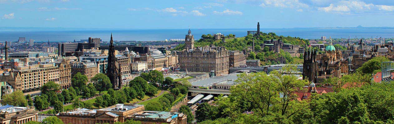 Uitzicht over Edinburgh