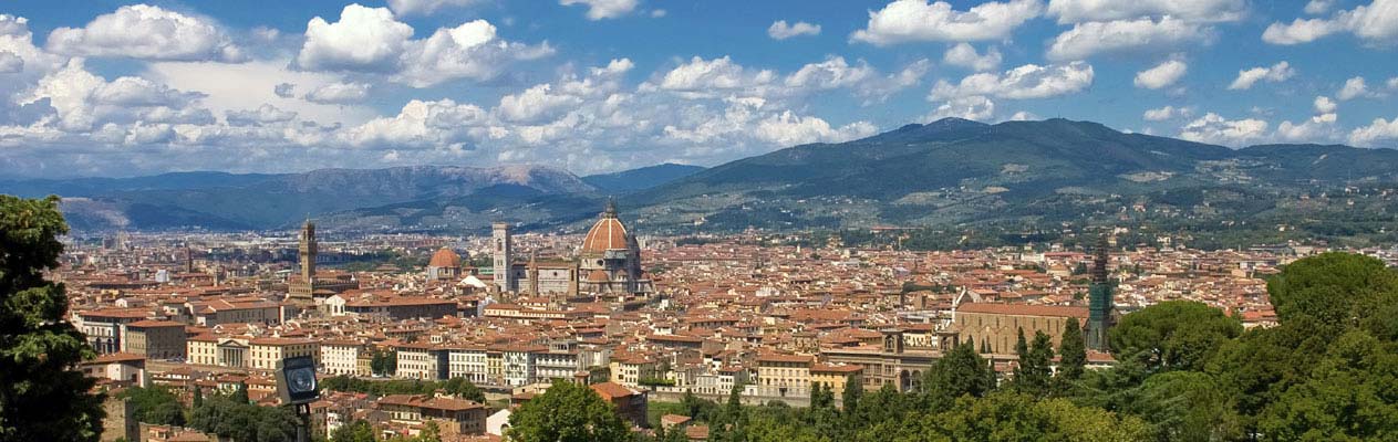 Uitzicht over Florence, Italië