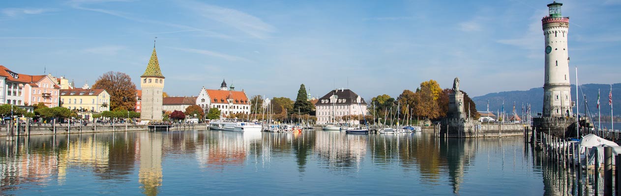 Baai en vuurtoren van Lindau, Bodenmeer