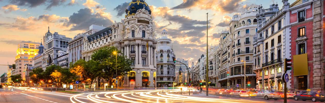 Madrid, de hoofdstad van Spanje