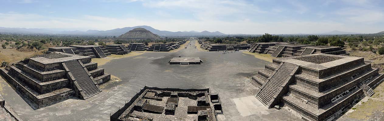 De Piramide van de Zon, Teotihuacán, Mexico