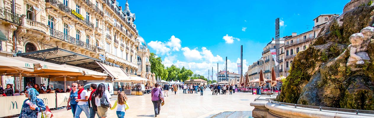 Place de la Comédie, Montpellier, Frankrijk