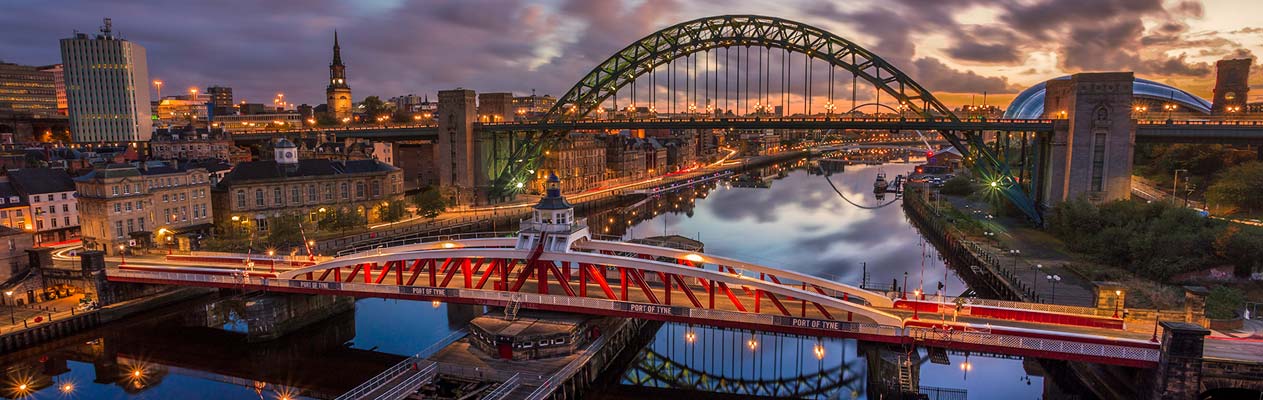 Rivier Tyne, Newcastle, Engeland