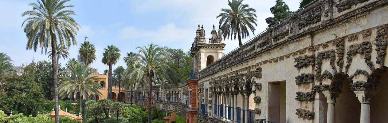 Plaza de España, Parque de María Luisa in Sevilla, Spanje