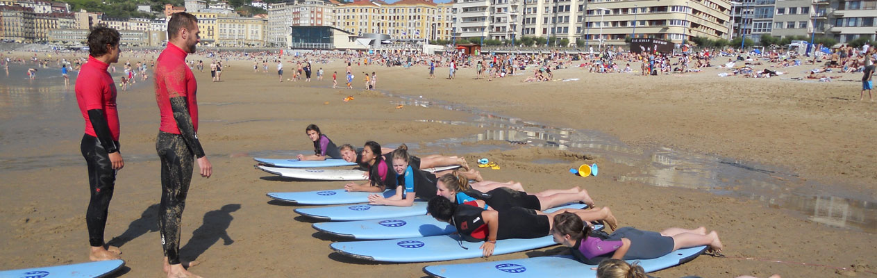 Spaans en Surfcursus in San Sebastian