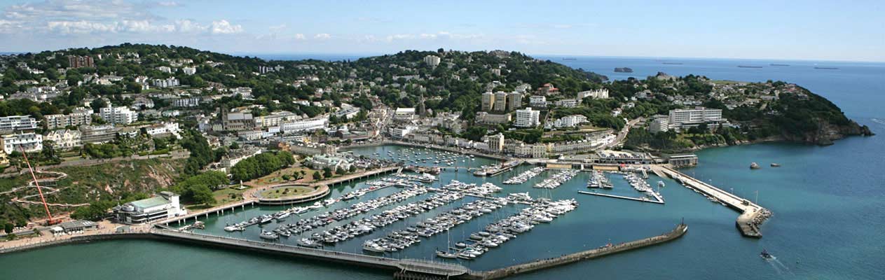 Torquay, kustplaats in Engeland