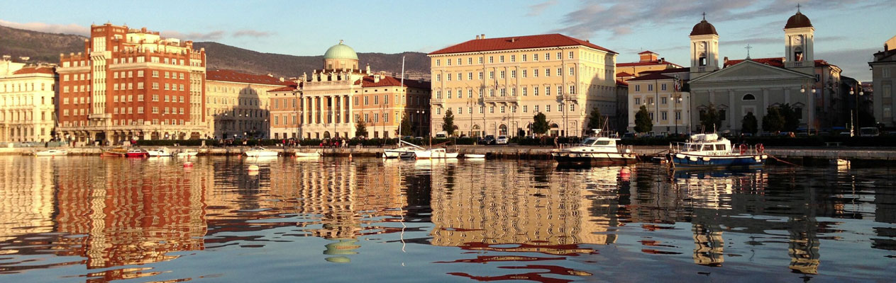 Canale Grande in Trieste, Italië